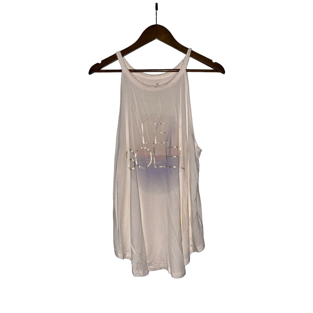 AEO Soft & Sexy Women Large Tank Top Sleeveless Dainty Flowy